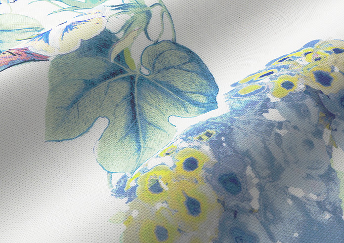 Bougainvillea, Waterfall - Roman Blind - Image 4